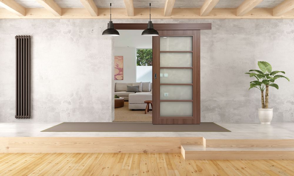 Klizna vrata 3D folija glass, dezen italijanski orah | 