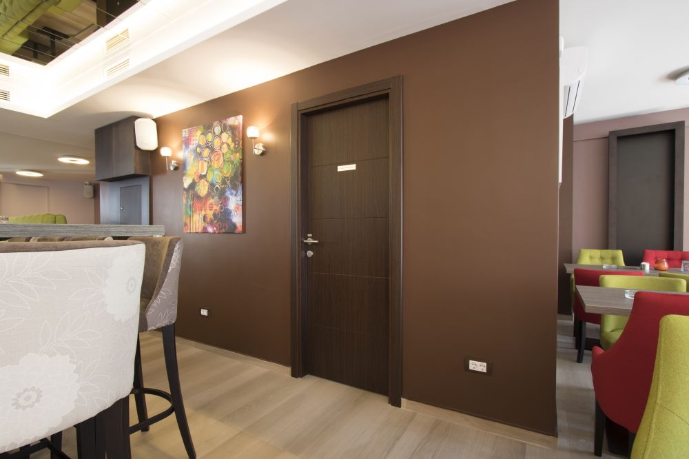 Sobna vrata 3D folija - dezen Wenge, model Milano | 